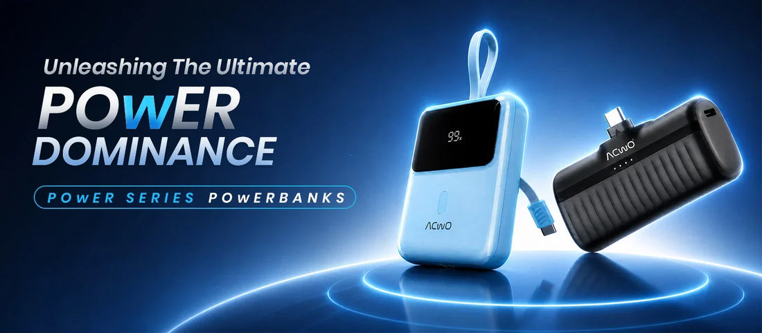 Unleashing the Ultimate Power Dominance: POwER Series Powerbanks