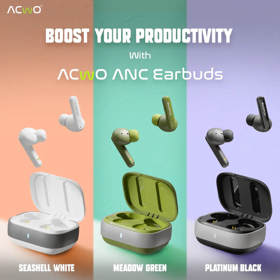 How Can ACwO ANC TWS Earbuds Supercharge Your Productivity?