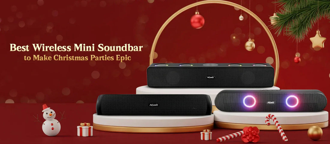 Best Wireless Mini Soundbar to Make Christmas Parties Epic