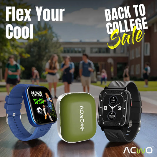 #CollegeReadyKit: Level Up Your Hustle With ACwO Earbuds & Smartwatches