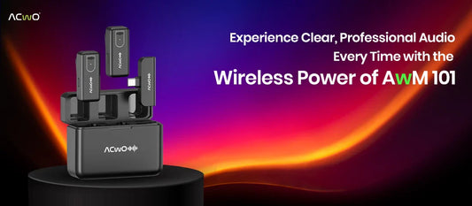 Experience Clear, Professional Audio Every Time with the Wireless Power of AwM 101