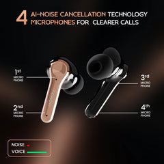 DwOTS Touch Screen Display Earbuds with ANC and ENC