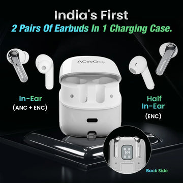 DwOTS Fire ANC+ENC in TWS Earbuds In-Ear Half In-Ear