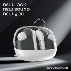 DwOTS 535 - 50ms Low Latency Transparent Case Earbuds