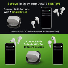 DwOTS Fire (Silver) earbuds