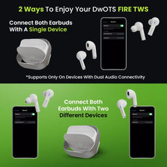 DwOTS Fire (Silver) earbuds