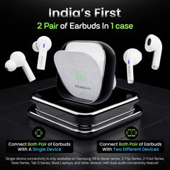 Experience Fire - India's First 4 Earbuds In 1 Case