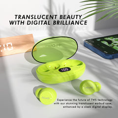 DwOTS Trans (Green) Earbuds