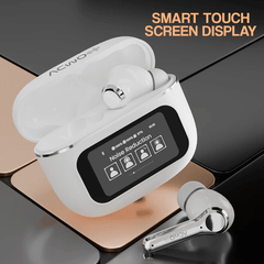 DwOTS Touch Screen Display Earbuds with ANC and ENC