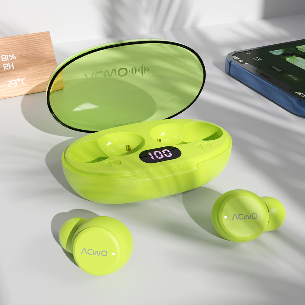 DwOTS Trans (Green) Earbuds