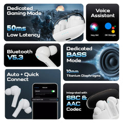 DwOTS 535 (White) Earbuds