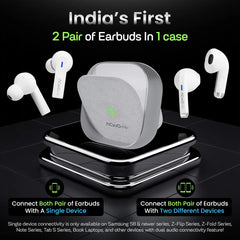 Experience Fire - India's First 4 Earbuds In 1 Case