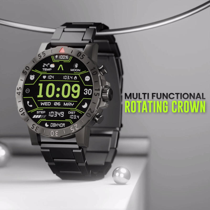 FwIT Biz | Smartwatch with AMOLED Display & Functional Crown – ACwO