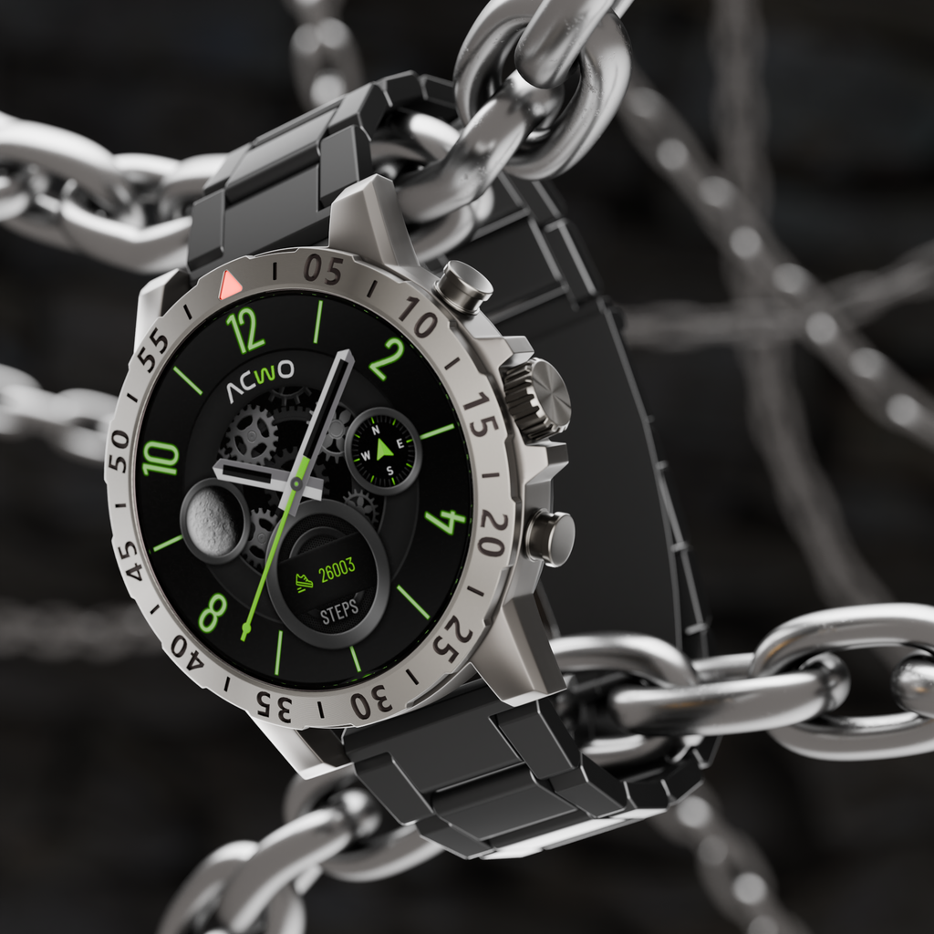 FwIT Biz | Smartwatch with AMOLED Display & Functional Crown – ACwO