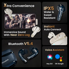 DwOTS X - (Gaming Earbuds For Gamers With ANC & Near Zero Lag)