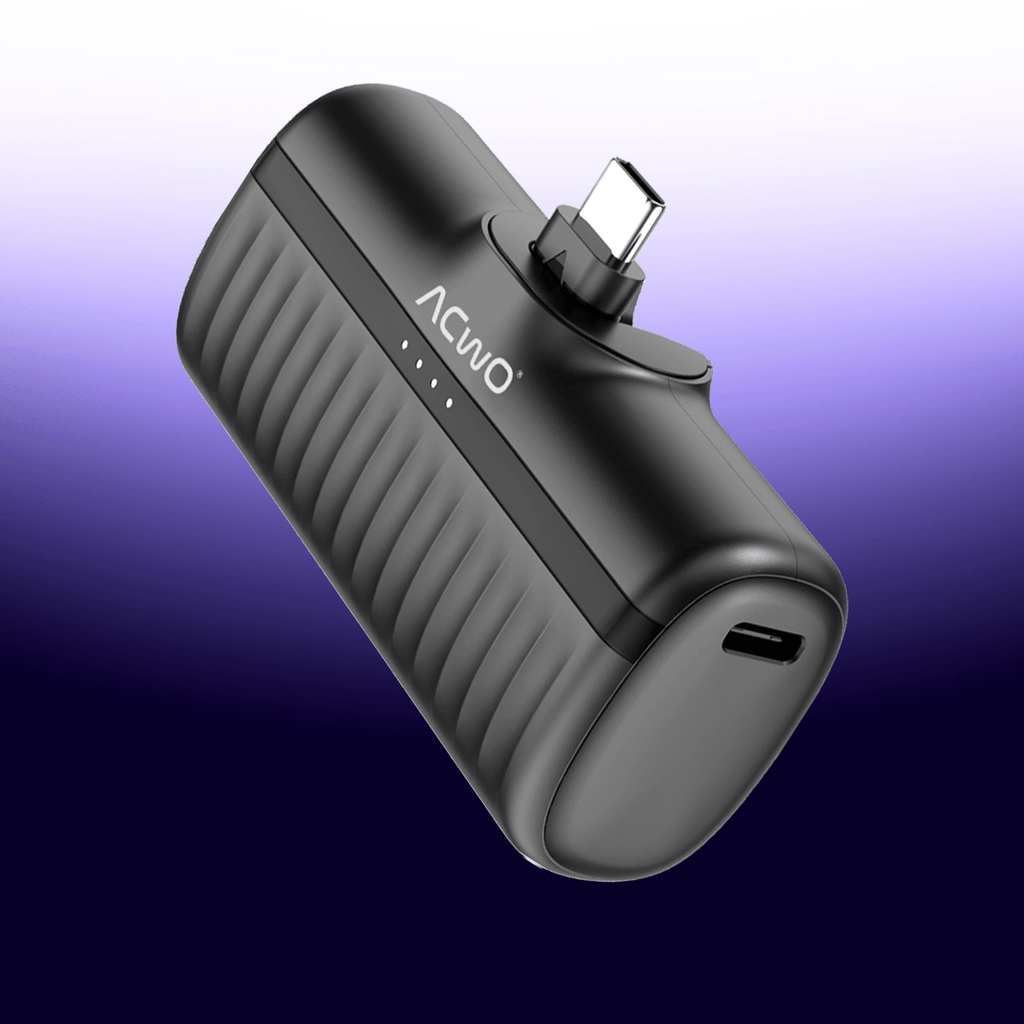 POwER MINI 5000mAh Power Bank | 22.5W with Compact Design – ACwO