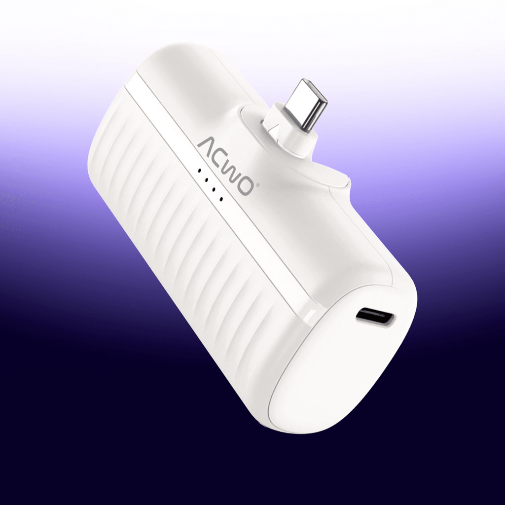 POwER MINI 5000mAh Power Bank | 22.5W with Compact Design – ACwO