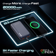 POwER 721 -  20000 mAh Fast Charging Powerbank With 22.5W Output