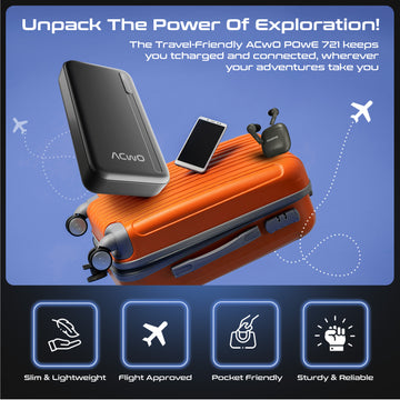 ACwO POwER Bank 721 20000mAH for Travel Good Quality