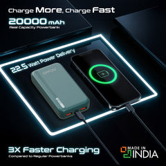 POwER 721 - 20000 mAh Fast Charging Powerbank With 22.5W Output