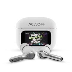 DwOTS Touch Screen Display Earbuds with ANC and ENC