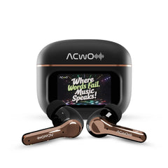 DwOTS Touch Screen Display Earbuds with ANC and ENC